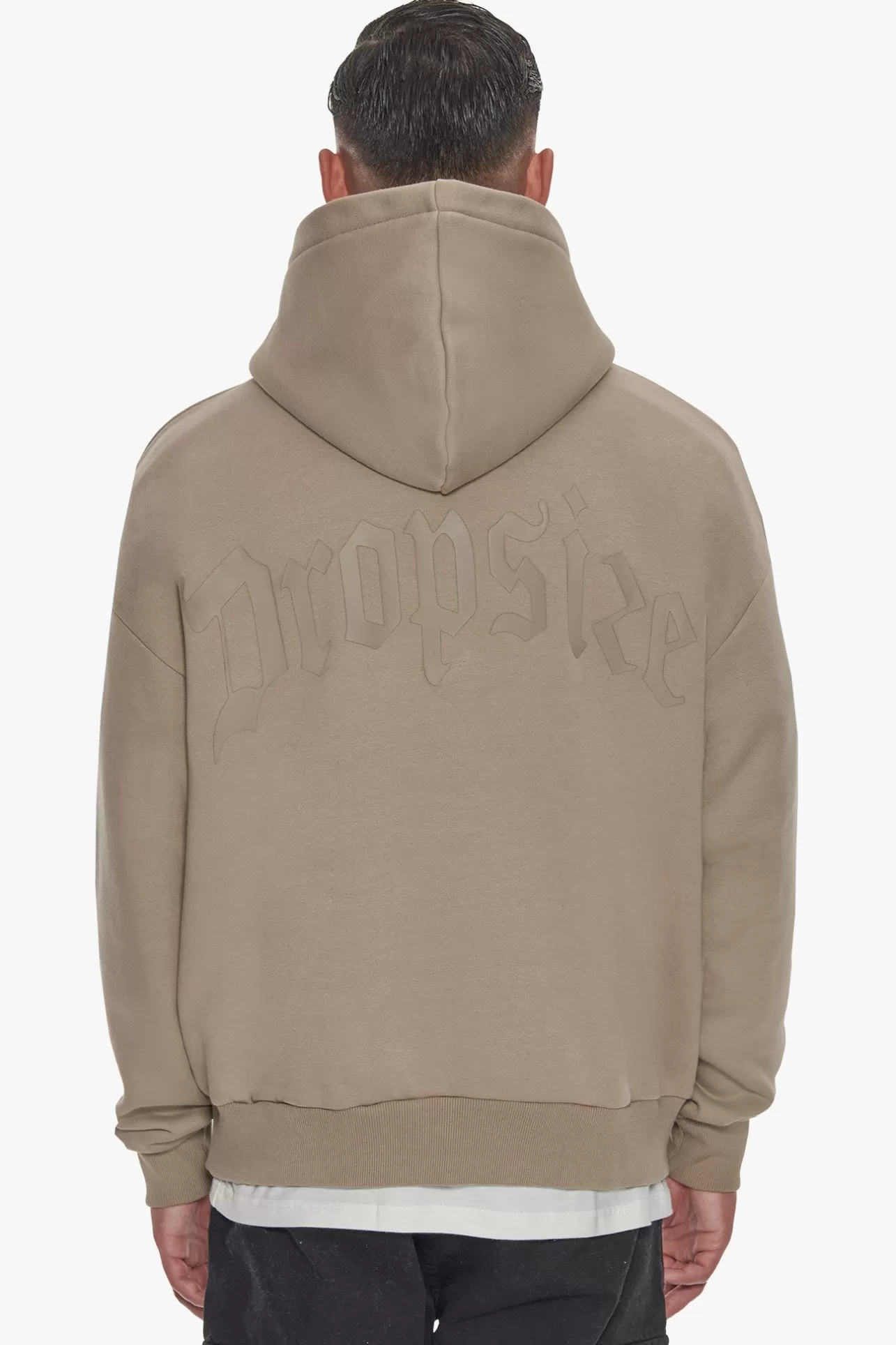 Dropsize HEAVY BACKLOGO HOODIE WEATHERED TEAK* Hoodie