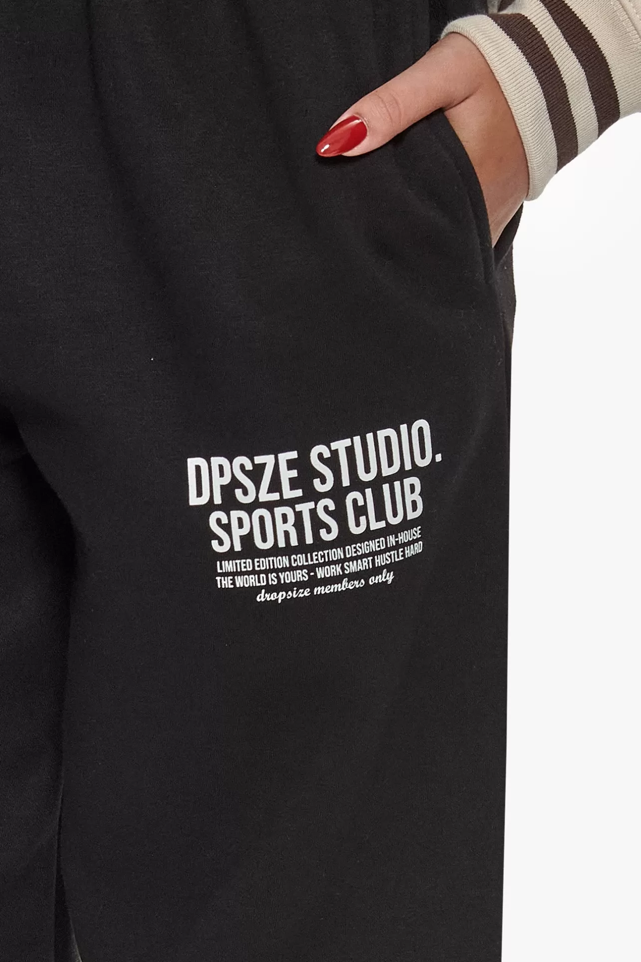 Dropsize HEAVY LADIES SPORTSCLUB JOGGER BLACK*Women Women | Jogging