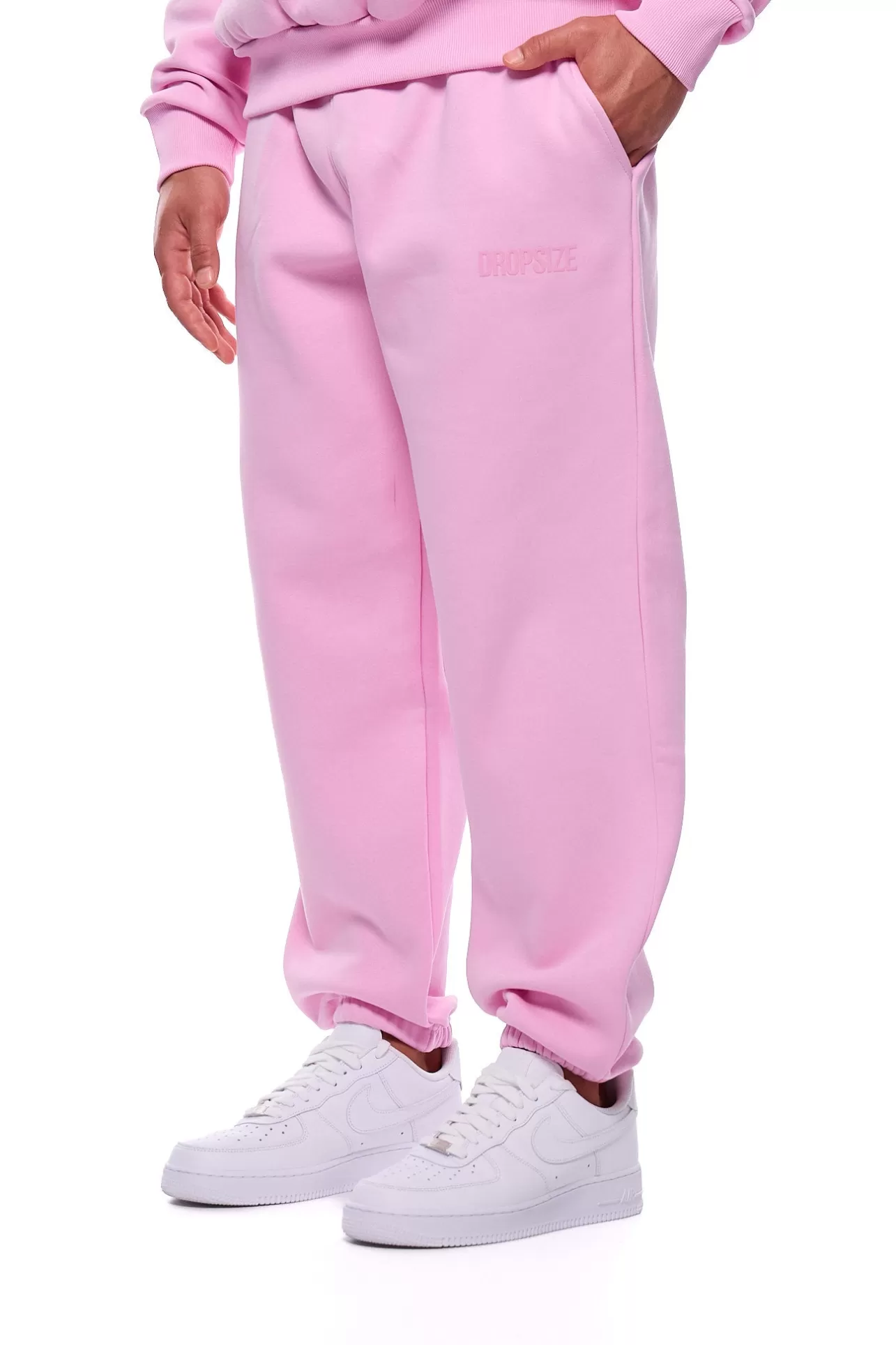 Dropsize HEAVY LOOSE FIT JOGGER PINK* Jogging
