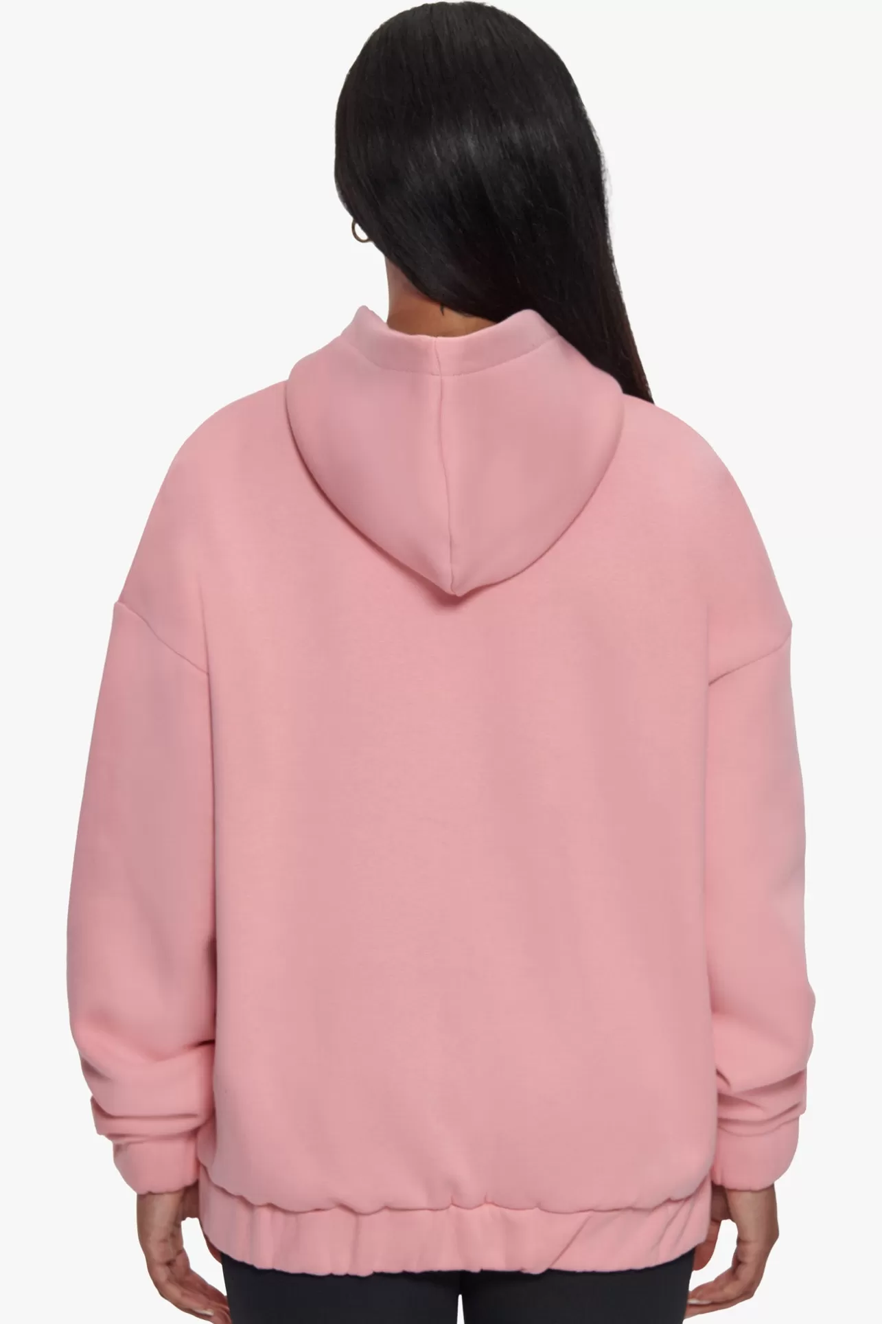Dropsize HEAVY OVERSIZE ZIP HOODIE PINK*Women Women