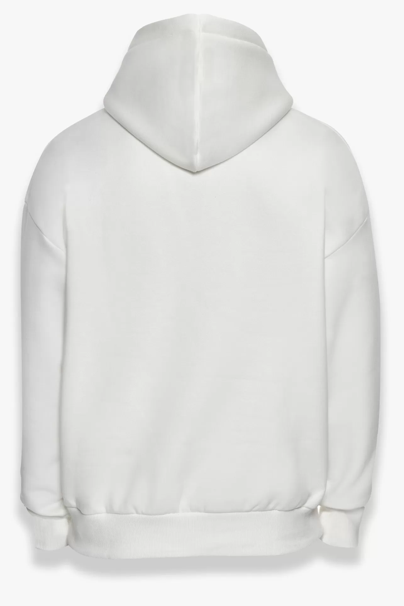 Dropsize SUPER HEAVY OVERSIZE SMOOTH LOGO HOODIE CREAM WHITE* Hoodie